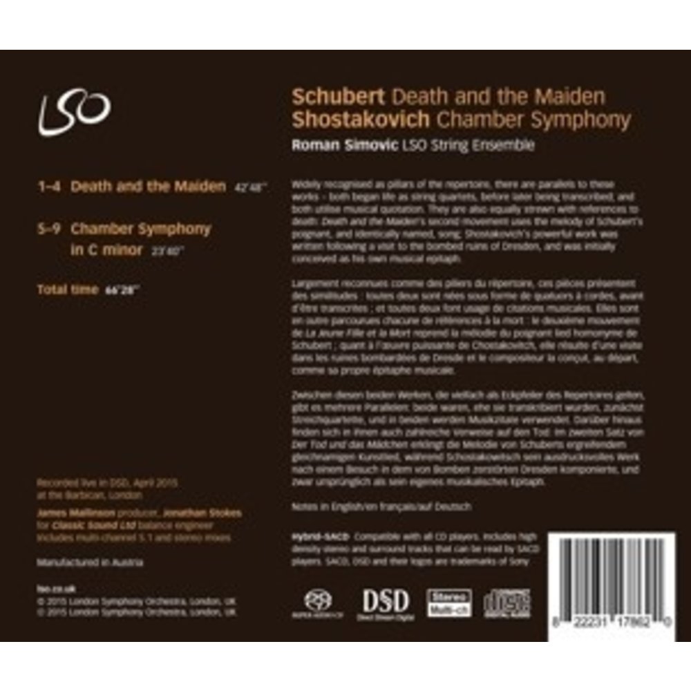 Schubert-Mahler / Death And The Mai