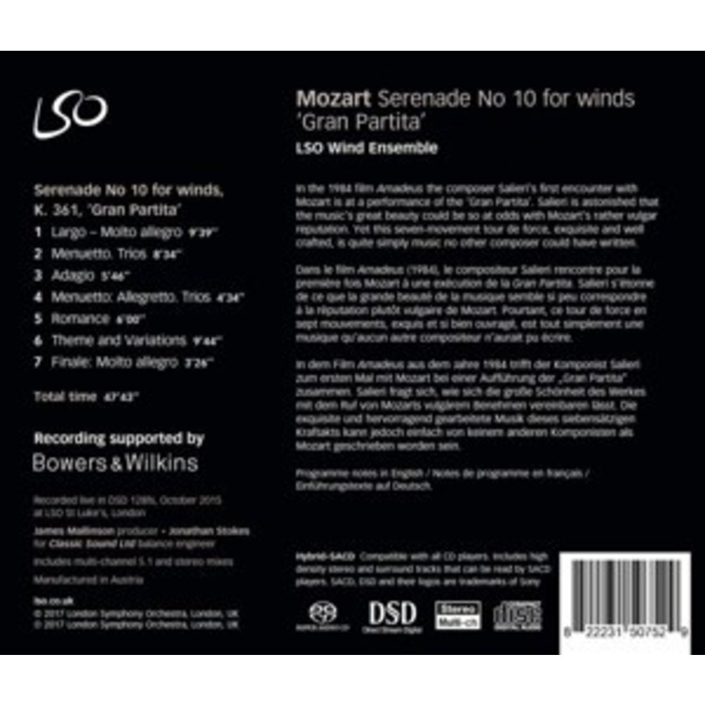 LSO LIVE Gran Partita