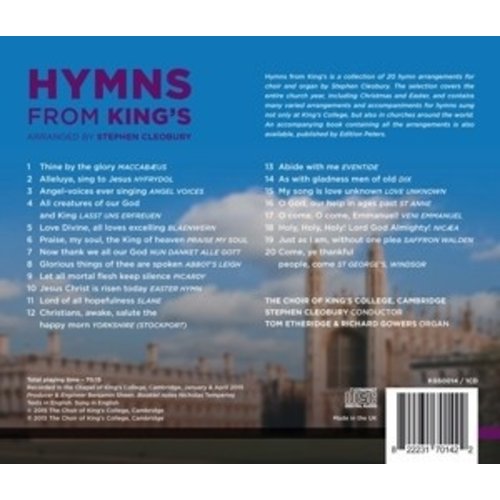 KINGS COLLEGE CHOIR CAMBRIDGE Hymns From Kings