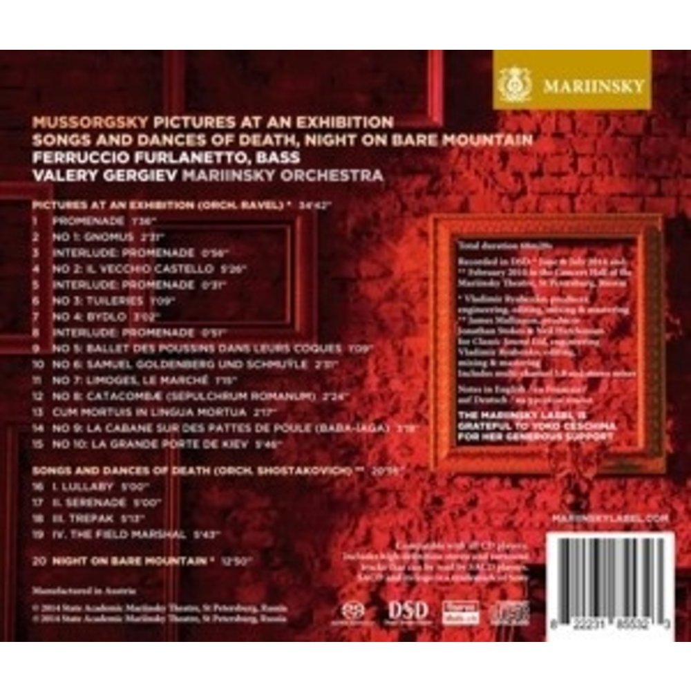 Mussorgsky / Pictures At An Exhibit