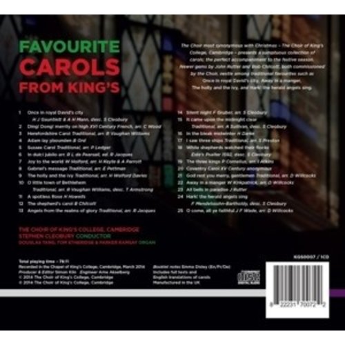 KINGS COLLEGE CHOIR CAMBRIDGE Favourite Carols From Kings