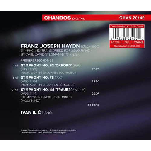 CHANDOS Haydn Symphonies Transcribed By Car