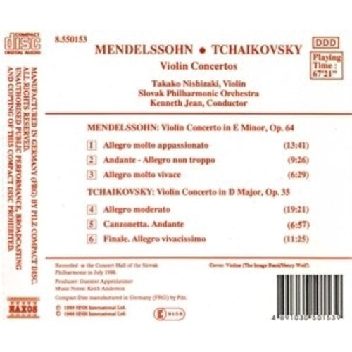 Naxos Mendelss./Tchaik.:Violin Conc.