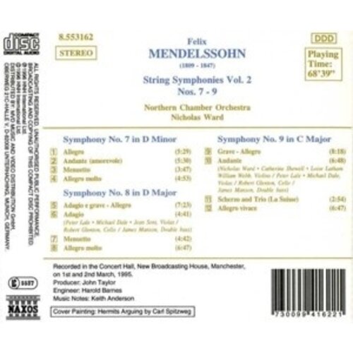 Naxos Mendelssohn: String Symph. 7-9