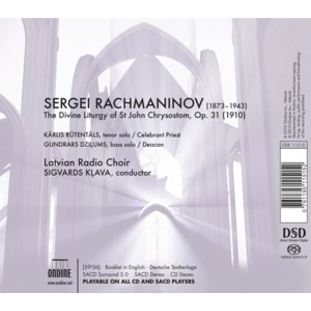 Ondine Rachmaninov: Divine Liturgy