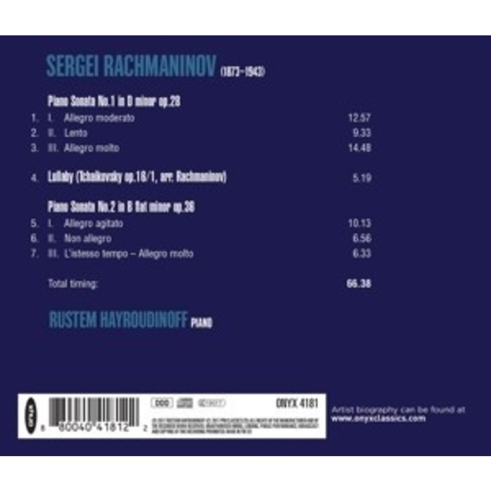 ONYX CLASSICS Piano Sonatas No. 1 & 2