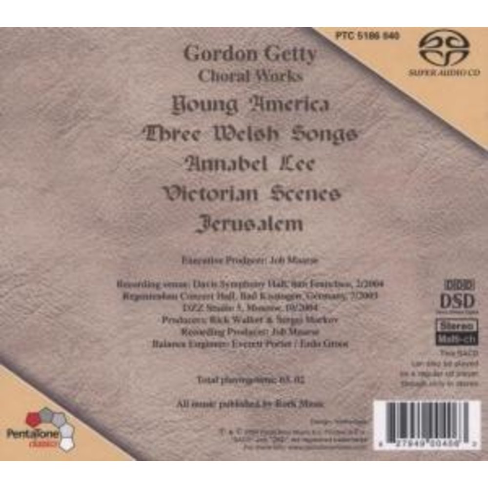 Pentatone Young America Choral Work