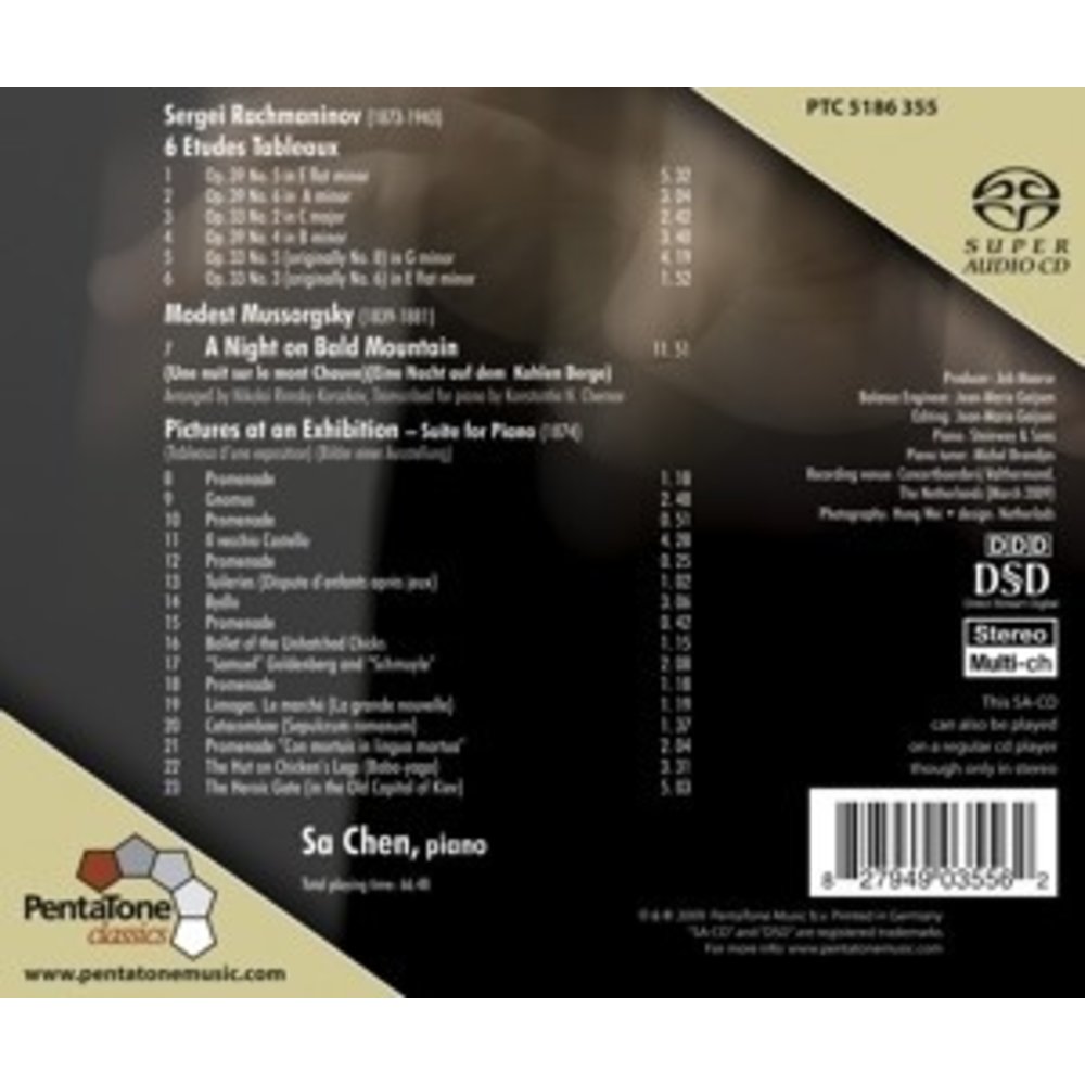 Pentatone 6 Etudes Tableaux/Pictures At An Exhibition