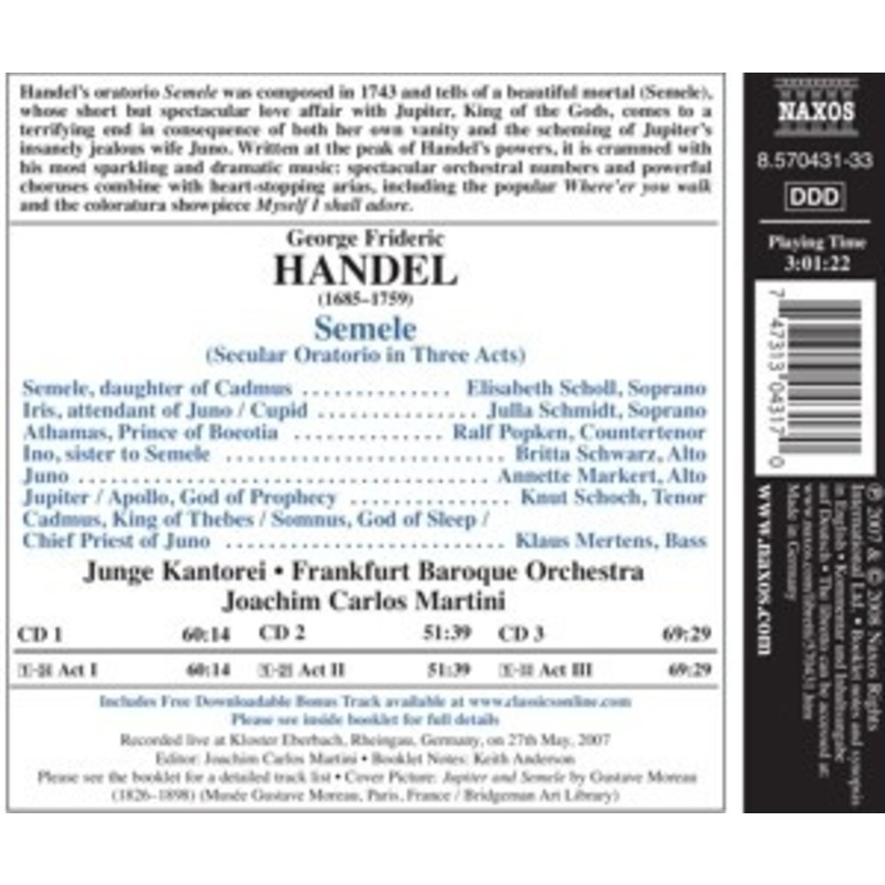 Naxos Handel: Semele