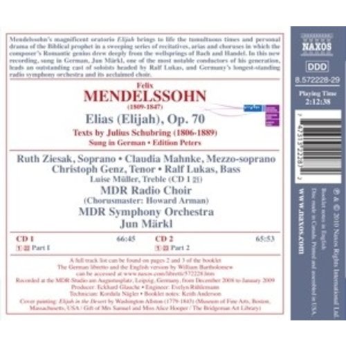 Naxos Mendelssohn: Elias