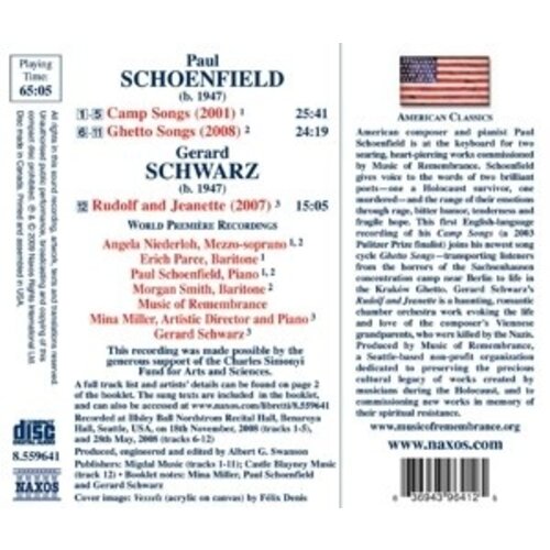 Naxos Schoenfield: Camp Songs