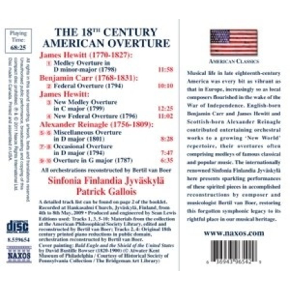 Naxos The 18Th Century Am. Ouverture