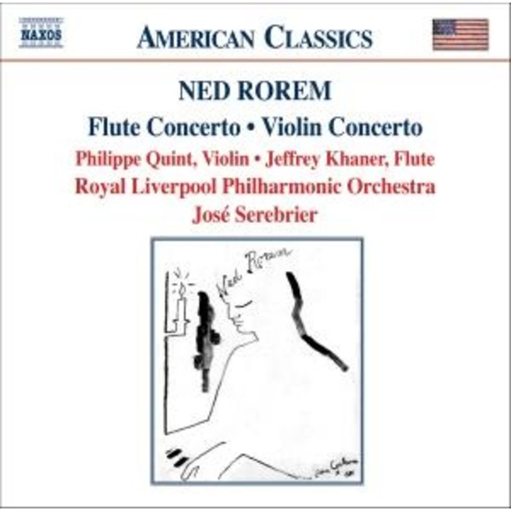 Naxos Rorem: Violin Concerto / Flute