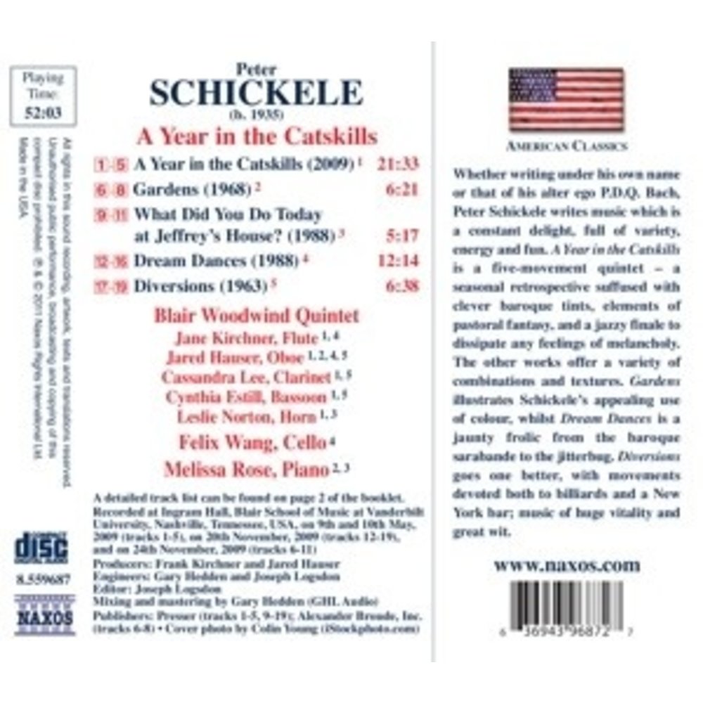 Naxos Schickele: A Year In The Catskills