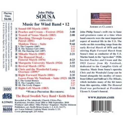 Naxos Sousa: Music For Wind Band 12