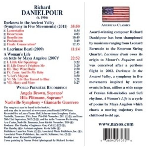 Naxos Danielpour: Darkness In The..