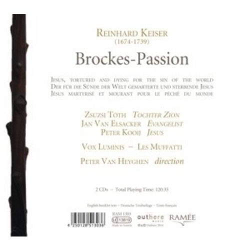 Ramée Keiser: Brockes-Passion (2CD)