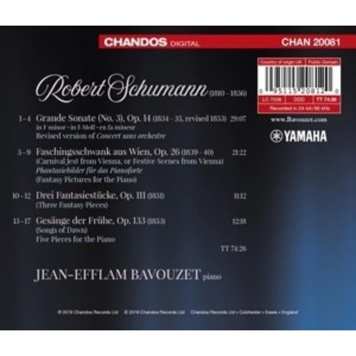 CHANDOS Bavouzet Plays Schumann