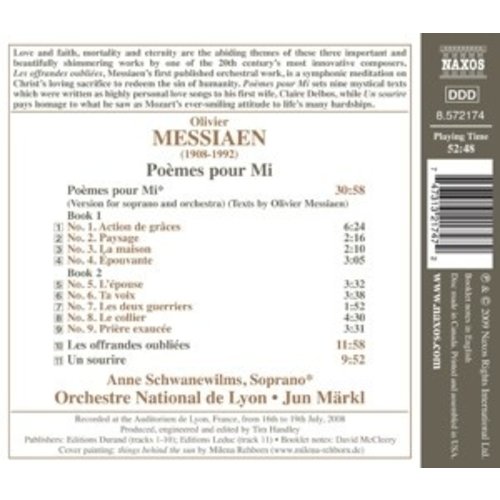 Naxos Messiaen: Poemes Pour Mi