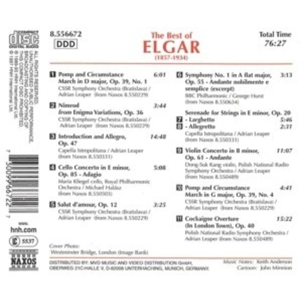 Naxos The Best Of Elgar