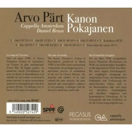 Harmonia Mundi Kanon Pokajanen