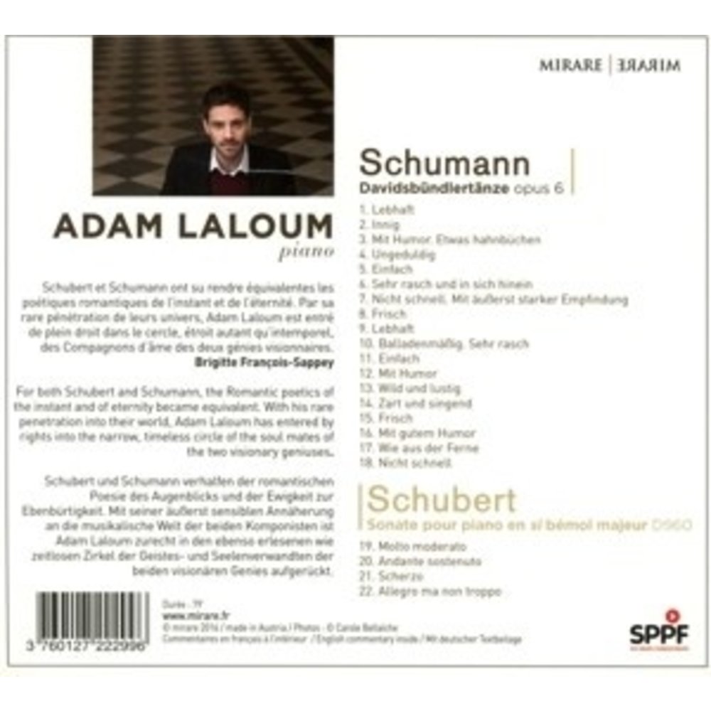 Mirare Piano Sonata D.960