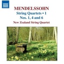 Naxos Mendelssohn: String Quartets 1