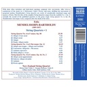 Naxos Mendelssohn: String Quartets 1