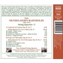 Naxos Mendelssohn: String Quartets 2