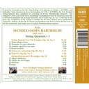 Naxos Mendelssohn: String Quartets 3