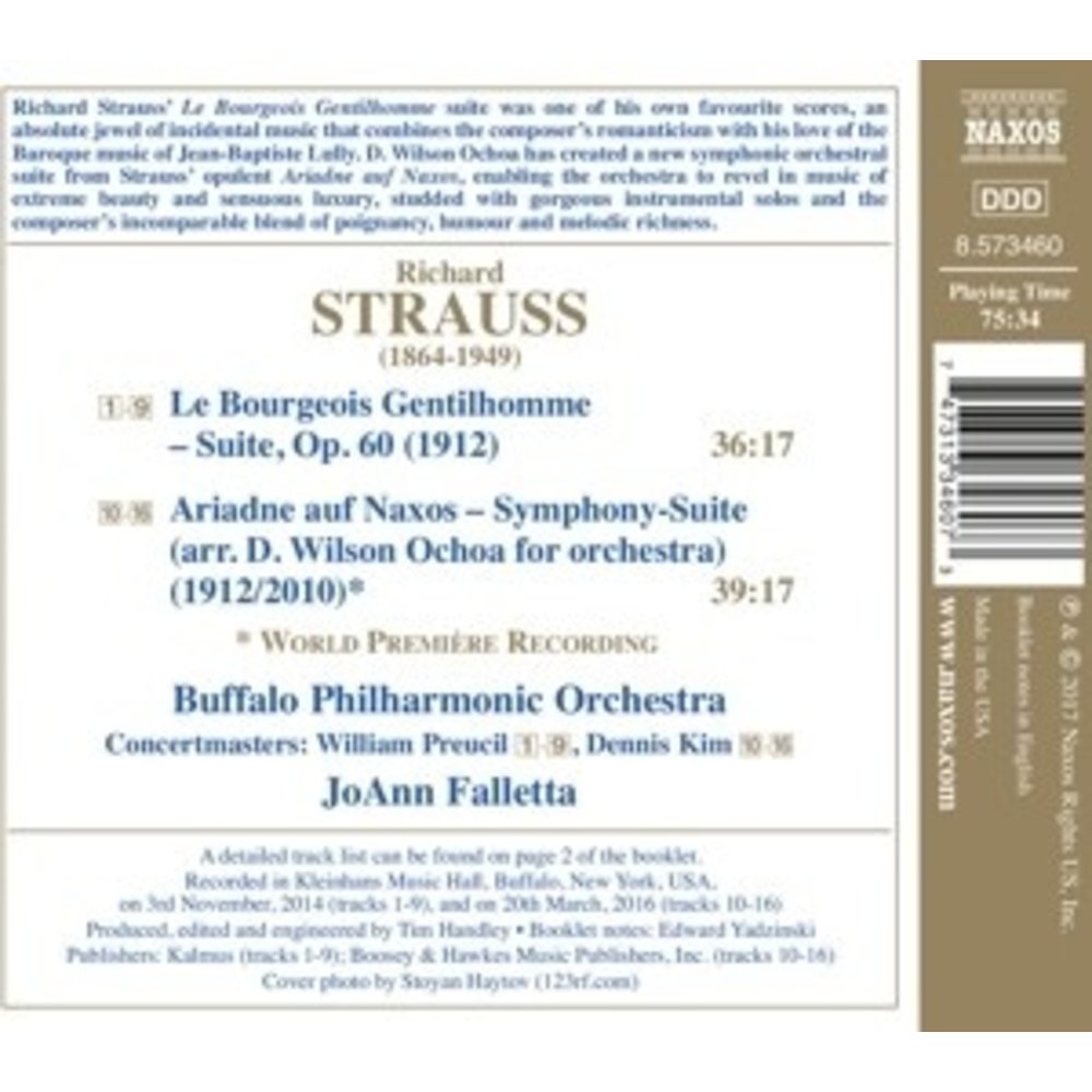 Naxos Les Bourgeois Gentilhomme -Suite