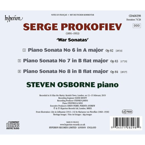 Hyperion Piano Sonatas Nos 6 7 & 8