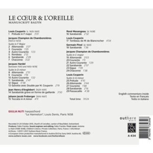 Le Coeur & L'oreille Manuscript Bauyn