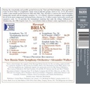 Naxos Brian: Symphonies 22-24