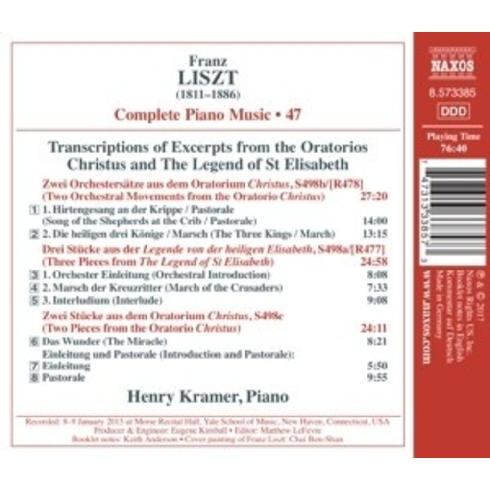 Naxos Complete Piano Music, Vol 47 - Tran