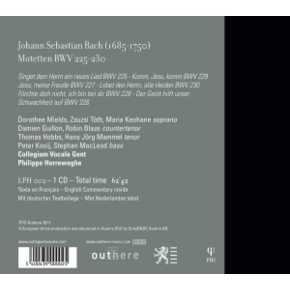 Phi Motets Bwv 225-230