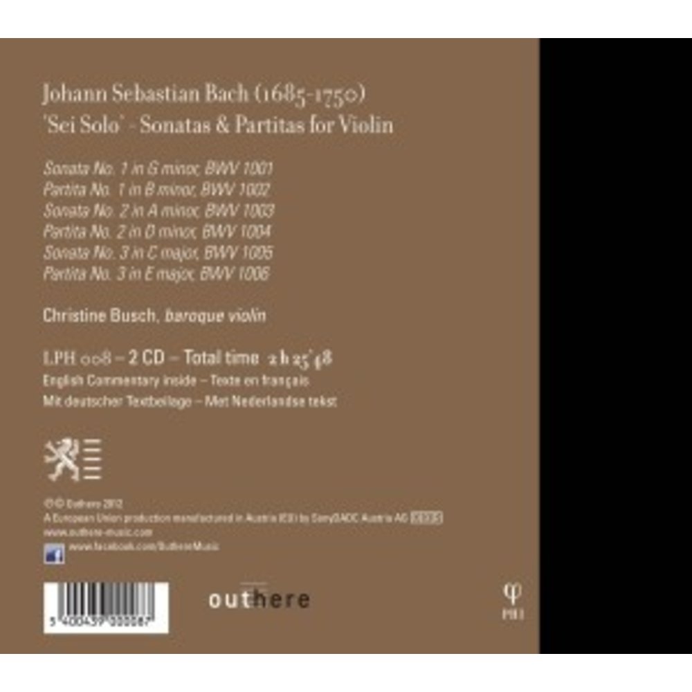 Phi Sonatas & Partitas (Violin)