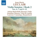 Naxos Leclair: Violin Sonatas Book 2
