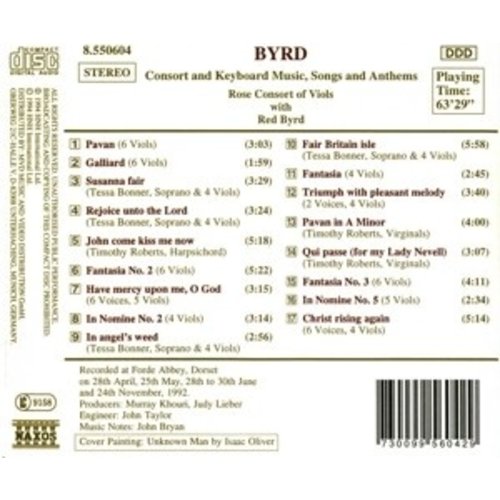 Naxos Byrd: Consort & Keyboard Music