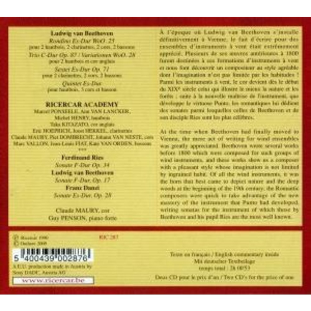 Ricercar Muzik Sur Blaser