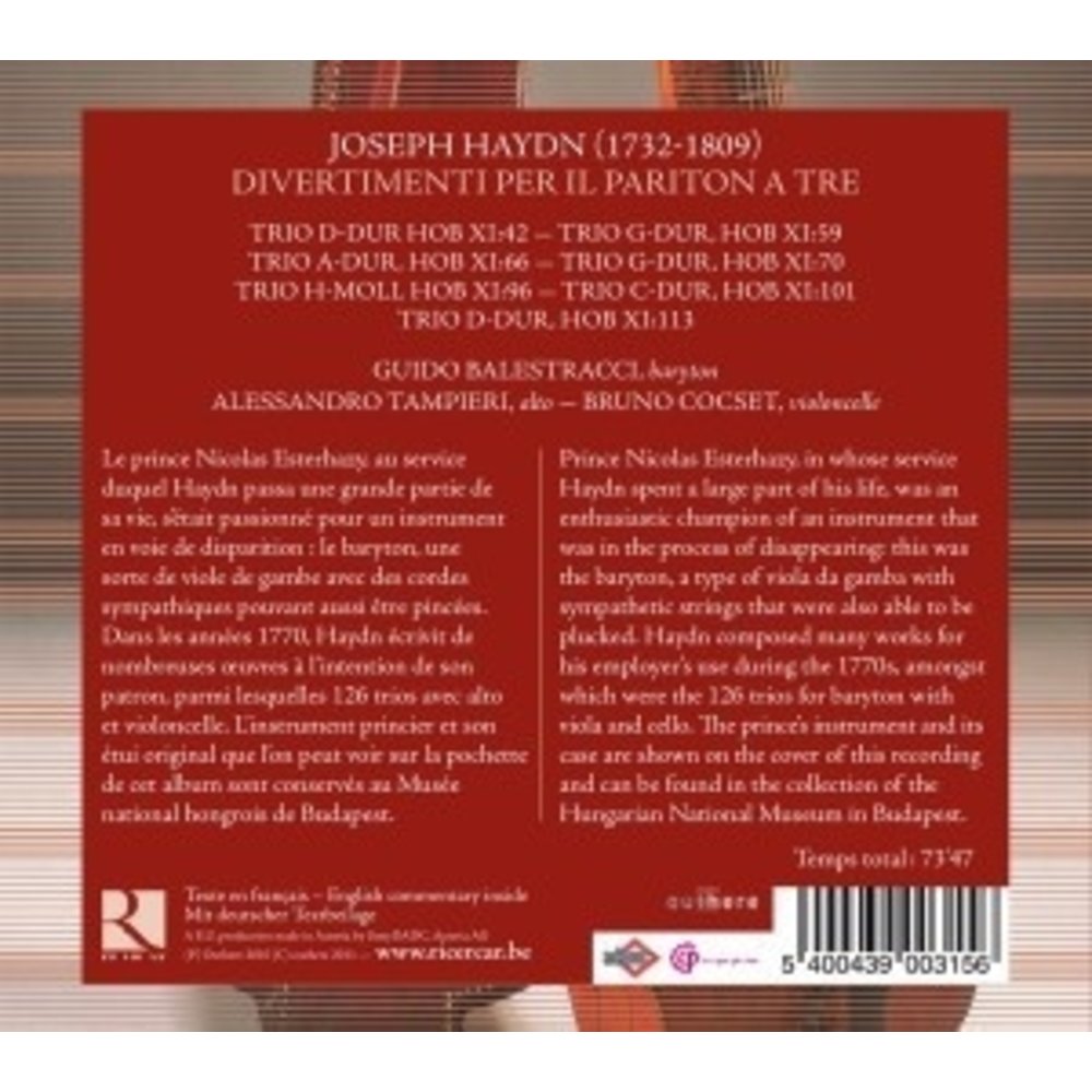 Ricercar Divertimenti Per Il Pariton A Tre