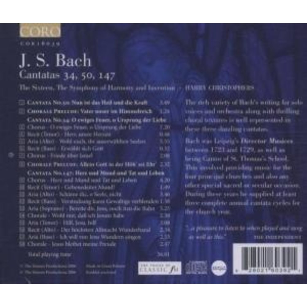 Coro Cantatas 34,50 & 147