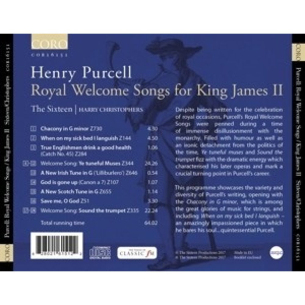 Coro Royal Welcome Songs For King James Ii