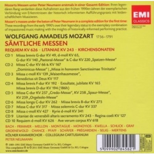 Mozart: SÃ„mtliche Messen / Com