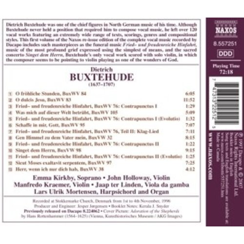 Naxos Buxtehude: Vocal Music, Vol. 1