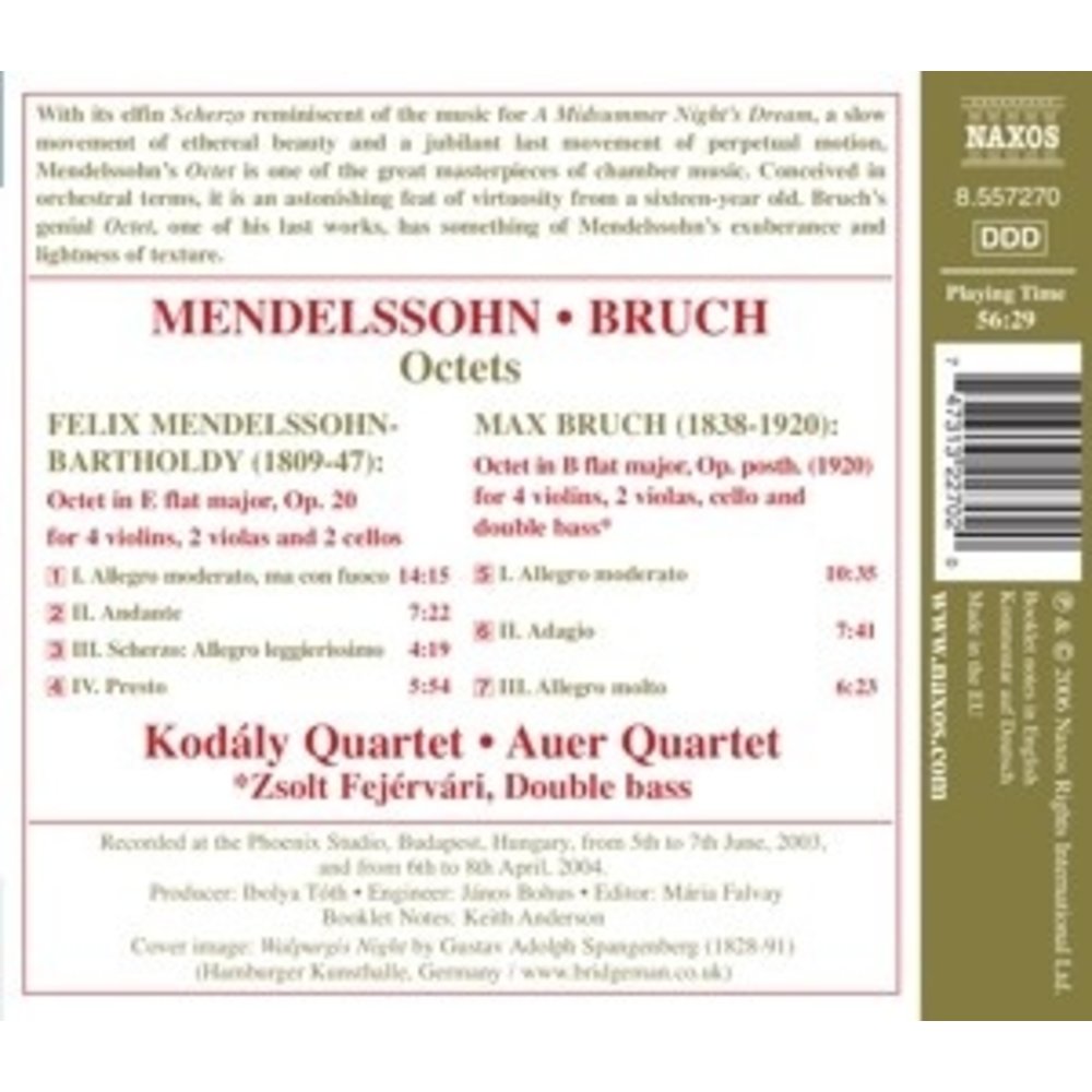 Naxos Mendelssohn / Bruch: String Oc