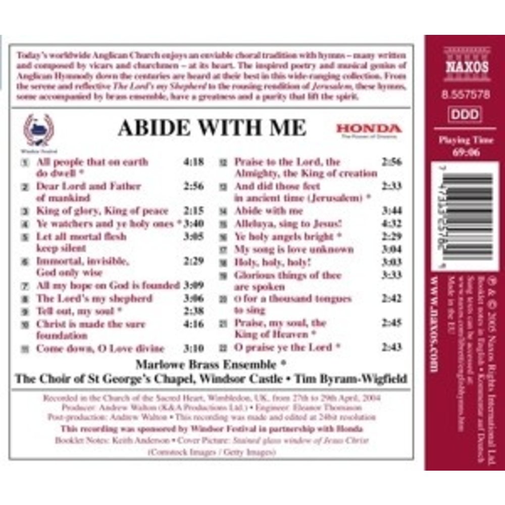 Naxos Abide With Me And Other Favour
