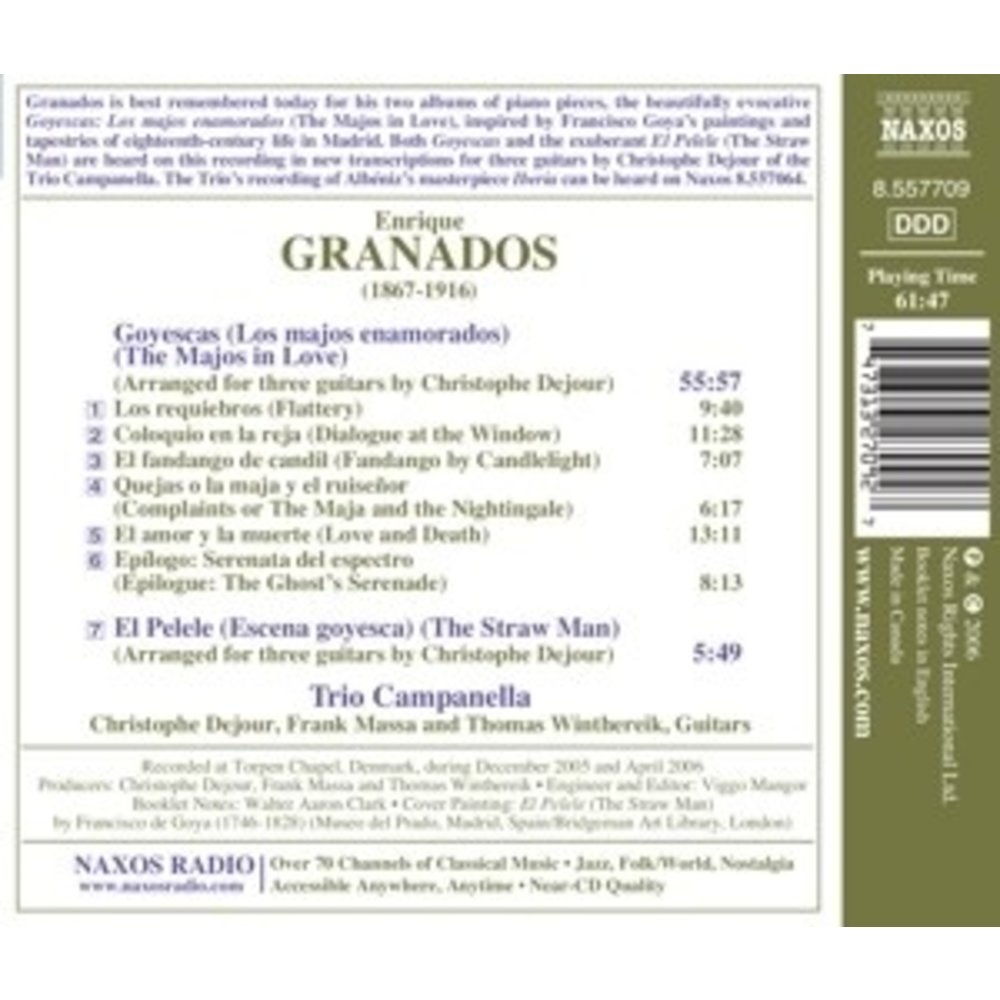 Naxos Granados: Goyescas / El Pelele
