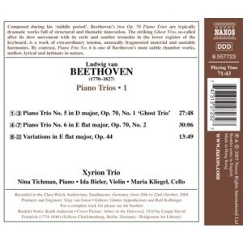 Naxos Beethoven: Piano Trios . 1