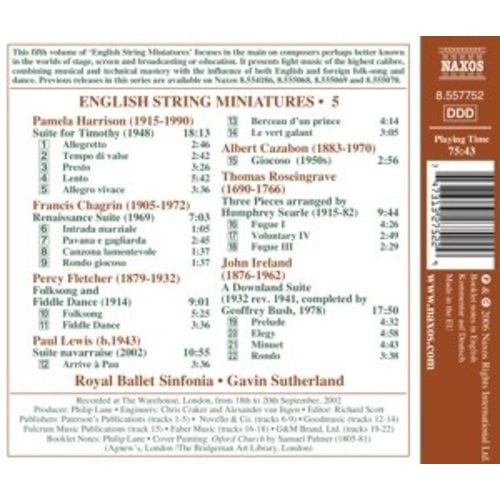 Naxos English String Miniatures 5